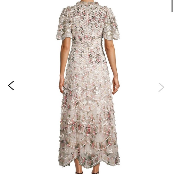 Lunette floral swan ankle gown - Picture 2 of 7